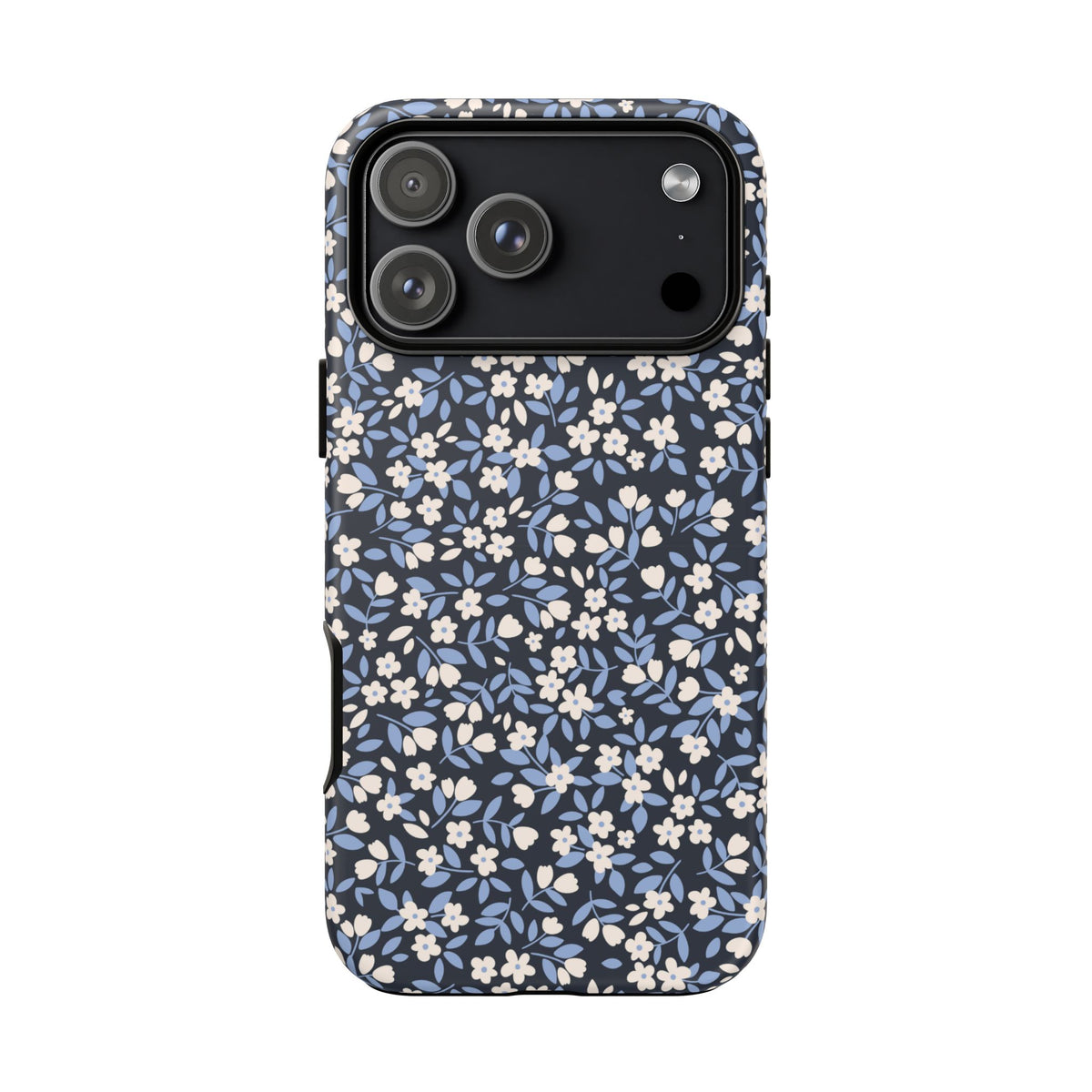 Ditsy Darling | Navy Blue Floral iPhone Case