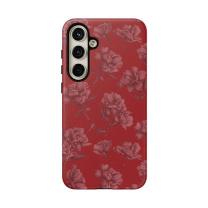 Roses Are Red | Red Floral Case