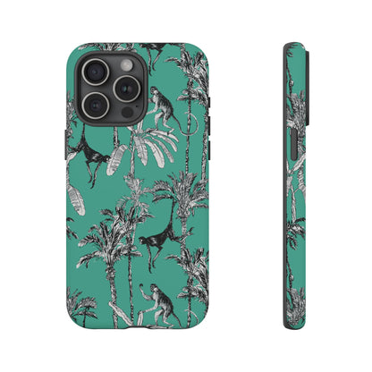 Monkey Business | Retro Tropical Palms Case