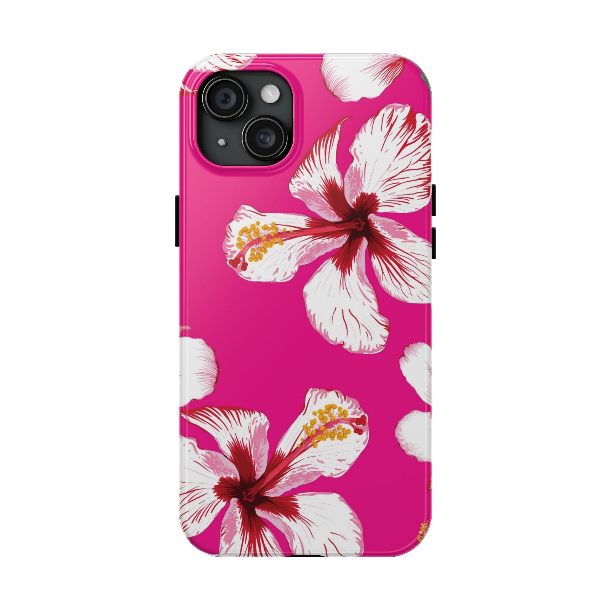 Pink Hibiscus iPhone Case