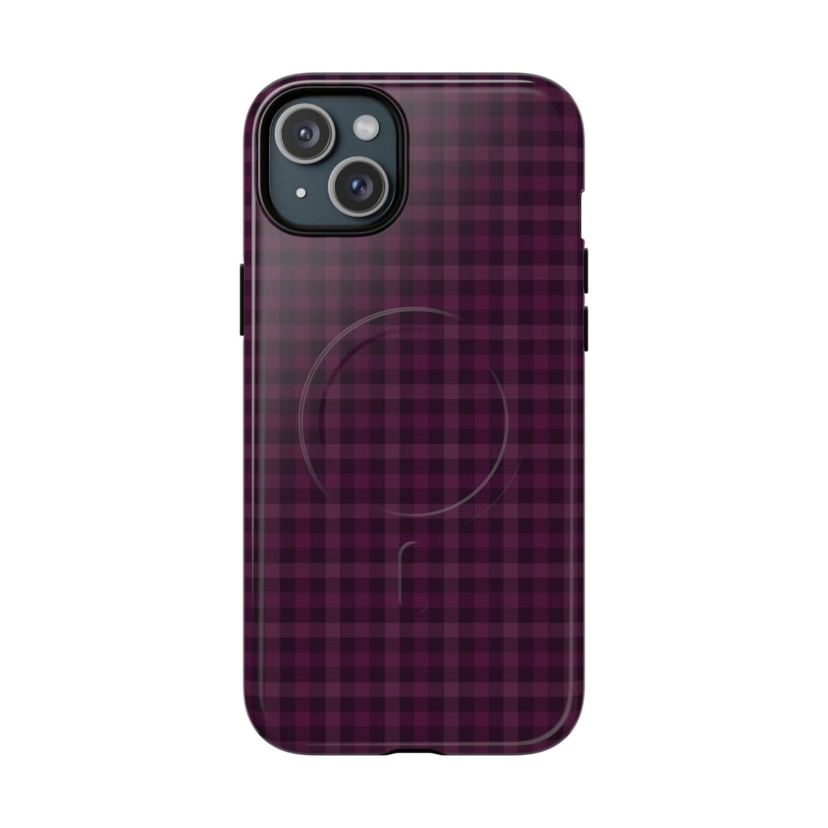 Plum Crush | Purple Plaid MagSafe Case