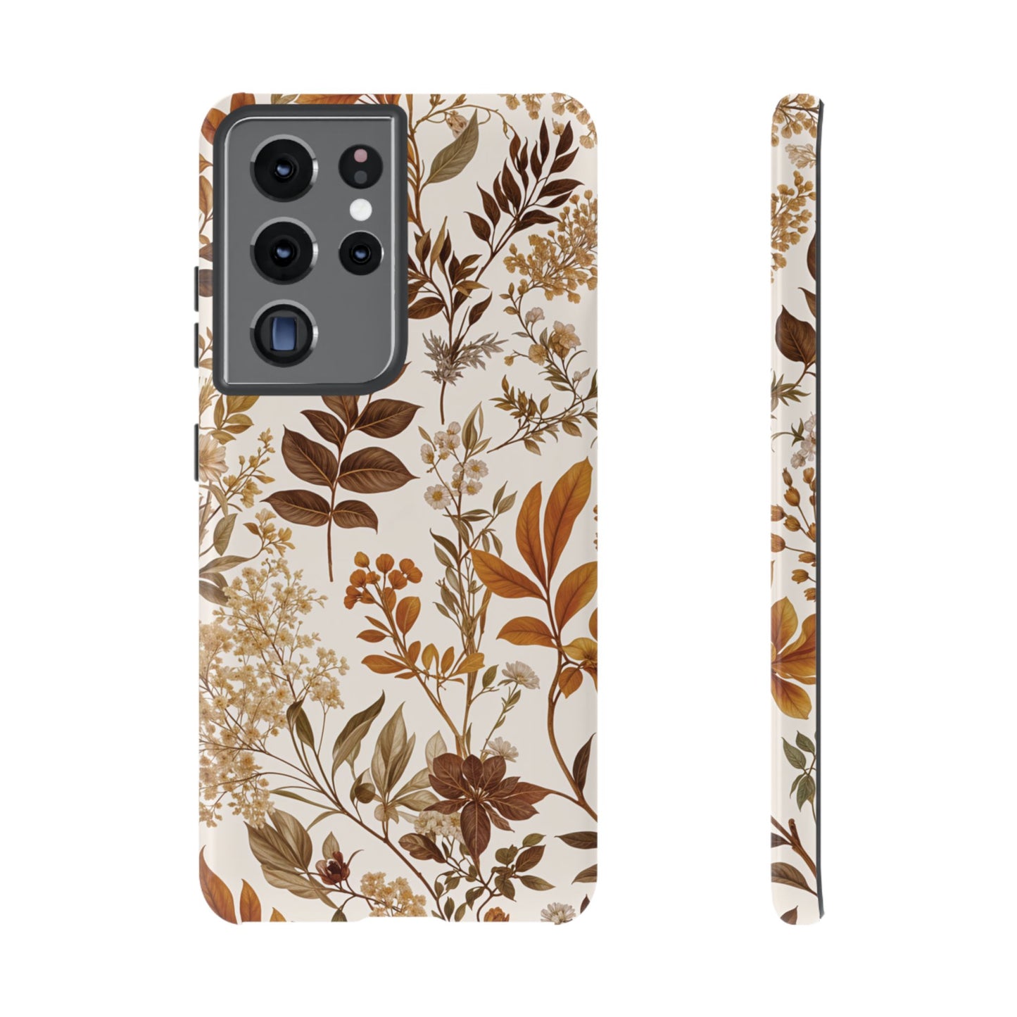 Autumn Botanical | Brown Floral Case