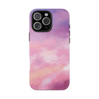Stormy Purple Abstract iPhone Case