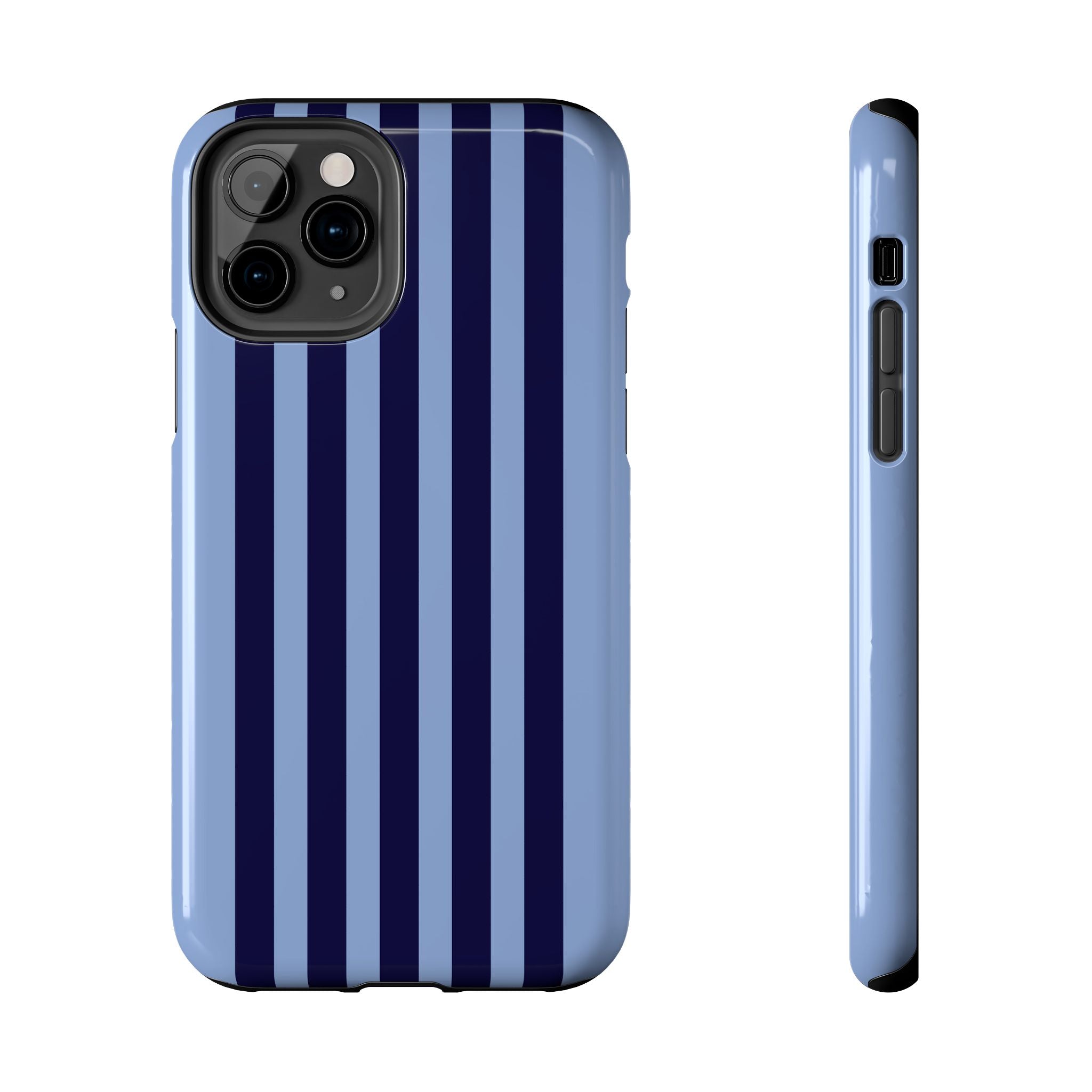 Blueberry Stripe iPhone Case