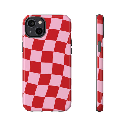 In Check | Wavy Checkerboard Case