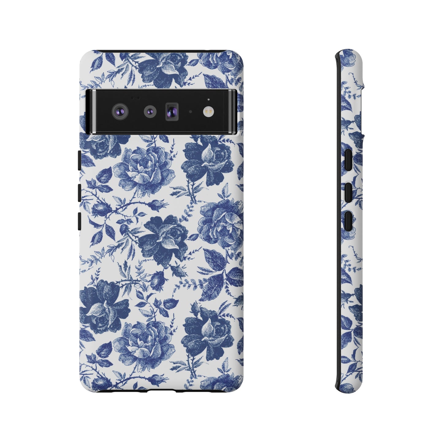 Indigo Rose | Blue Floral Case