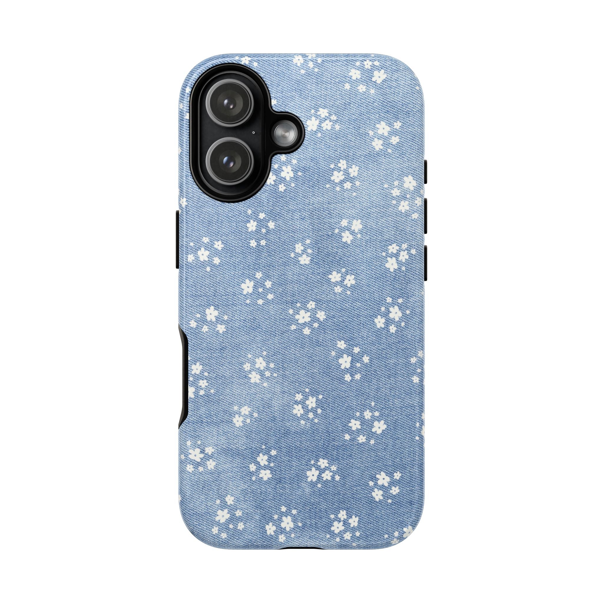 Denim Daisy Phone Case