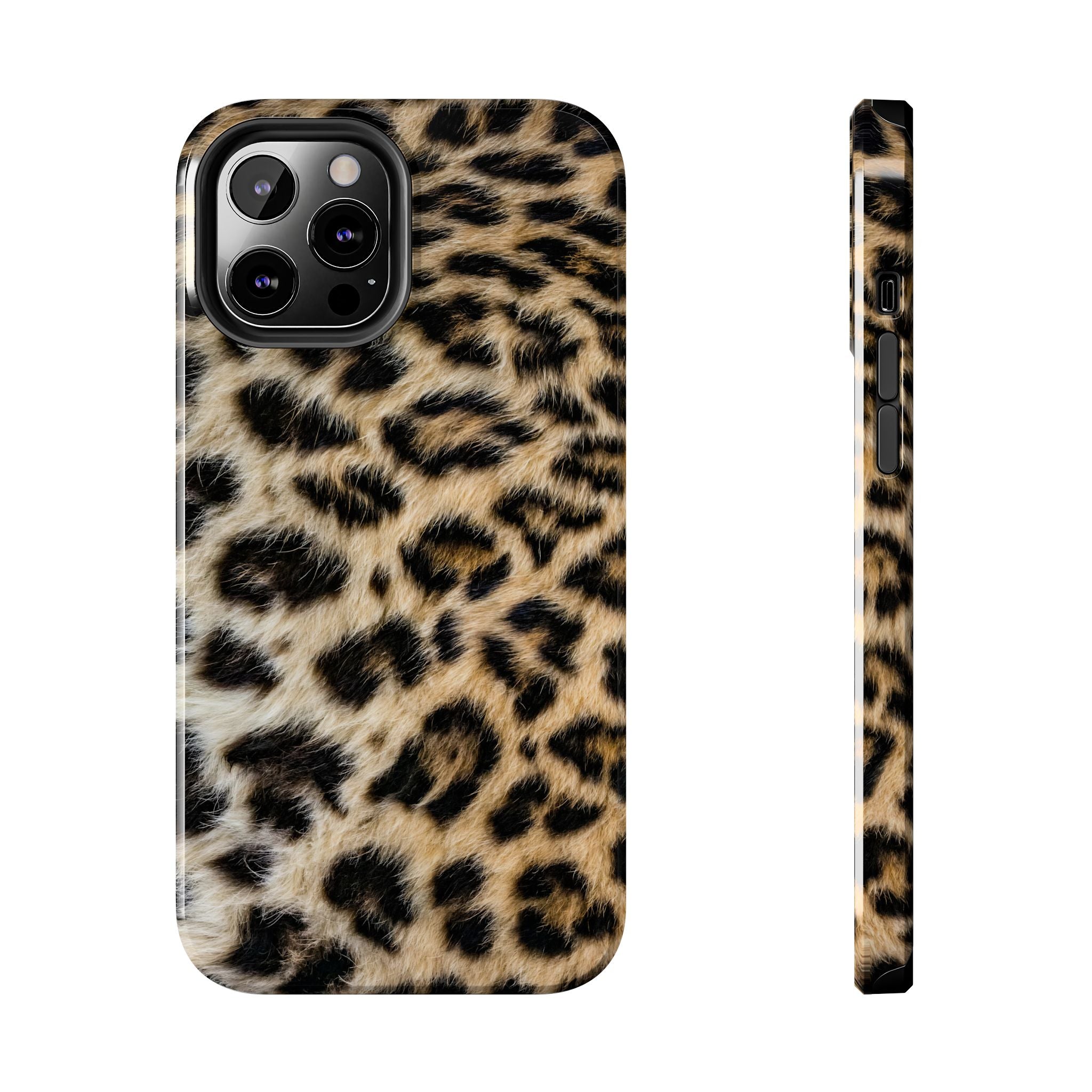 Estuche para iPhone con estampado de leopardo marrón y estilo urbano chic