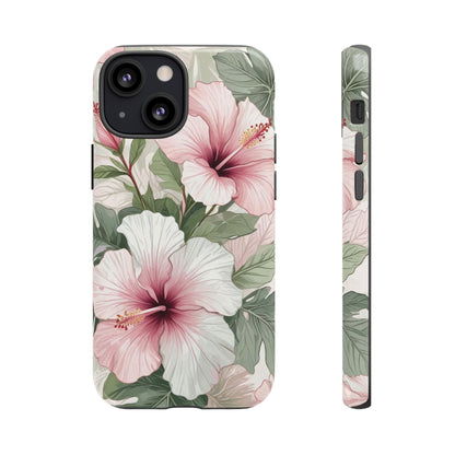 Island Hopping | Green & Pink Tropical Floral Case