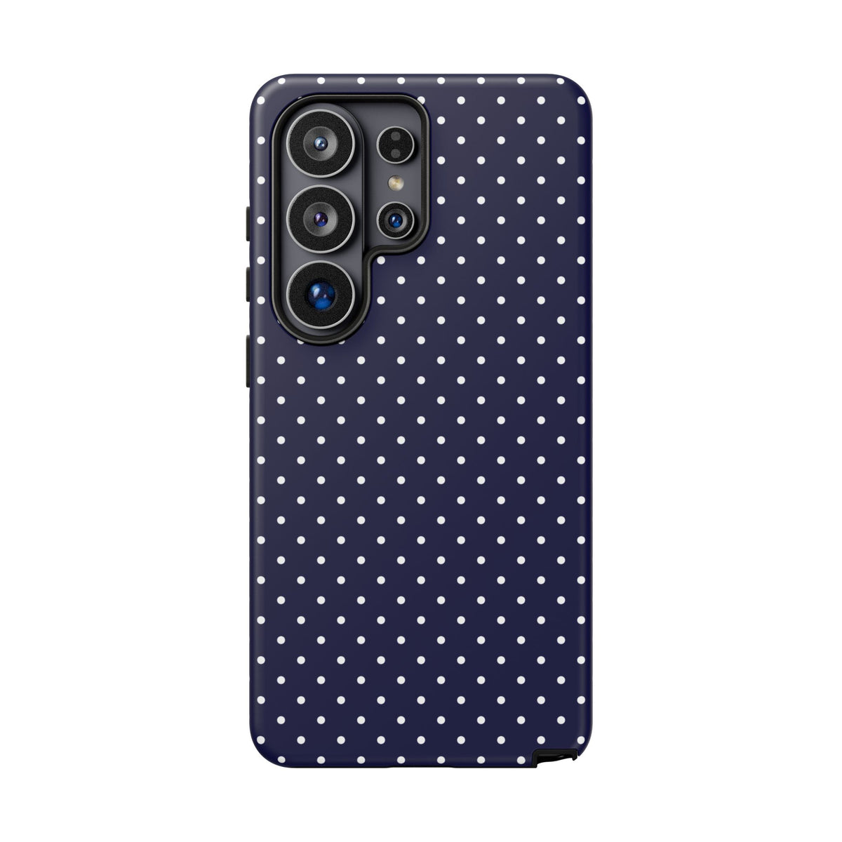 Dotty Chic | Navy Blue Polka Dot Galaxy Case