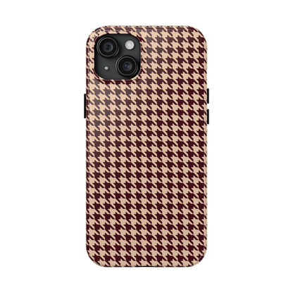 Prep School | Houndstooth iPhone Case