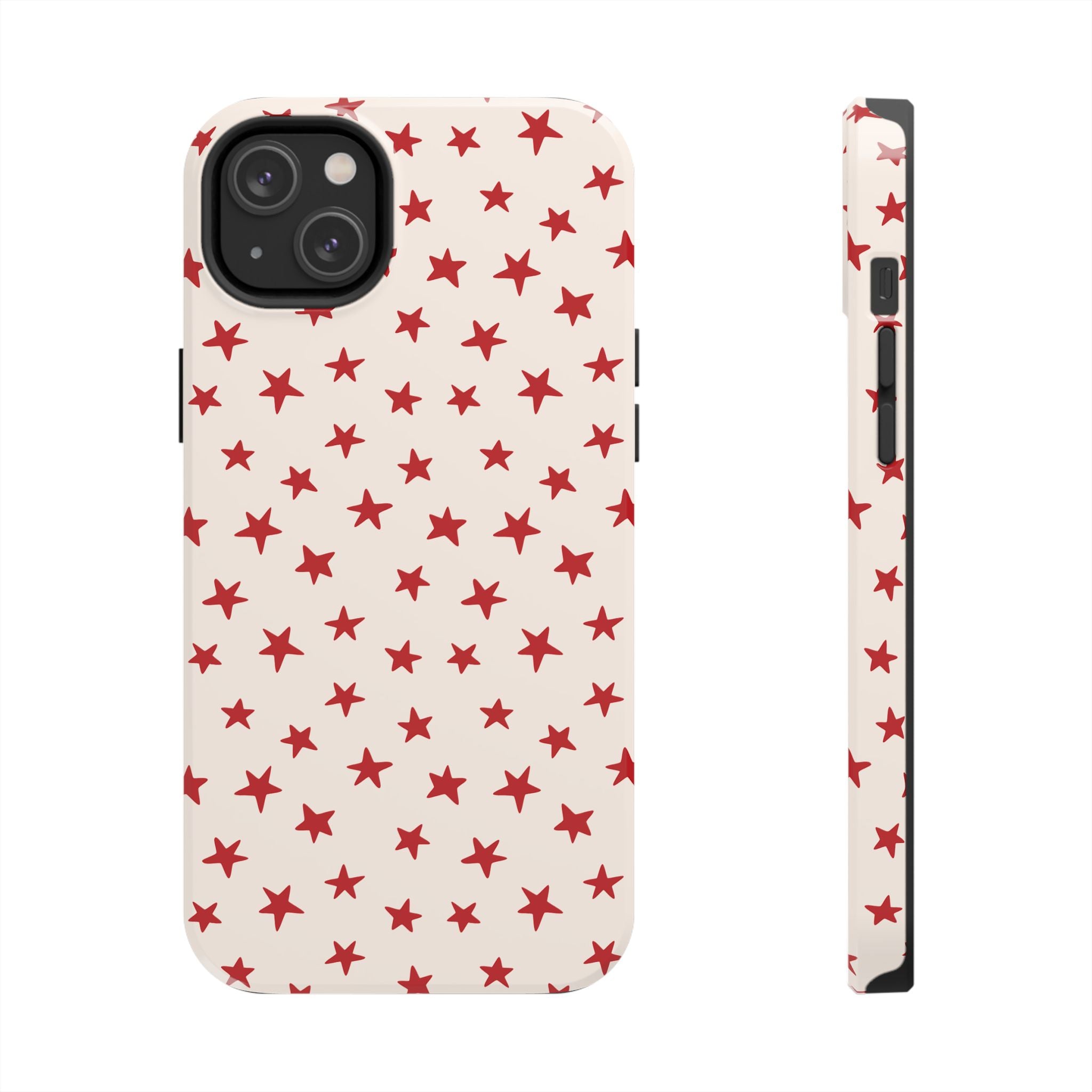 Starstruck Red Stars iPhone Case