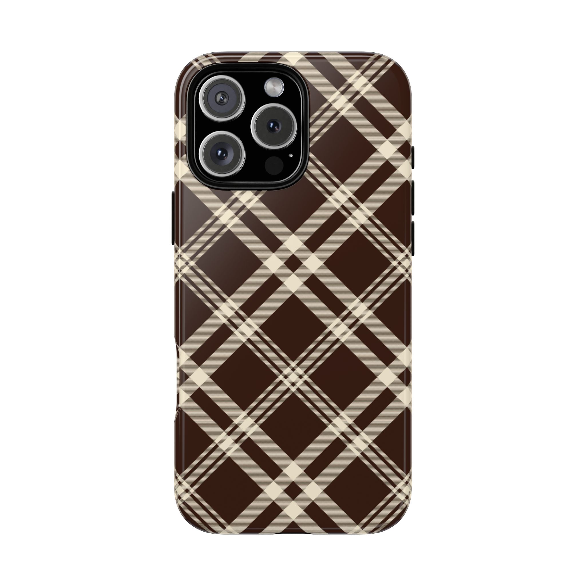 Mocha Plaid | iPhone Case