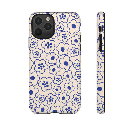 Blossom | Blue Retro Flower Case