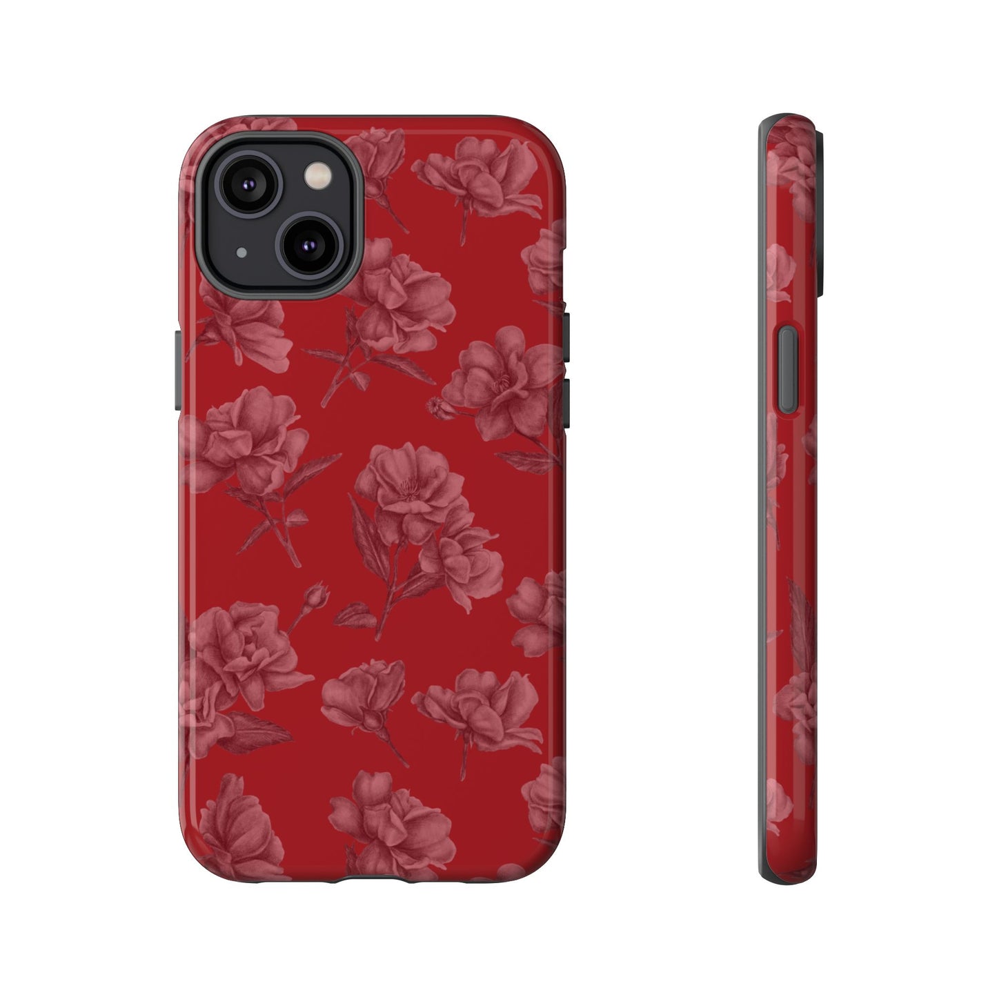 Roses Are Red | Red Floral Case