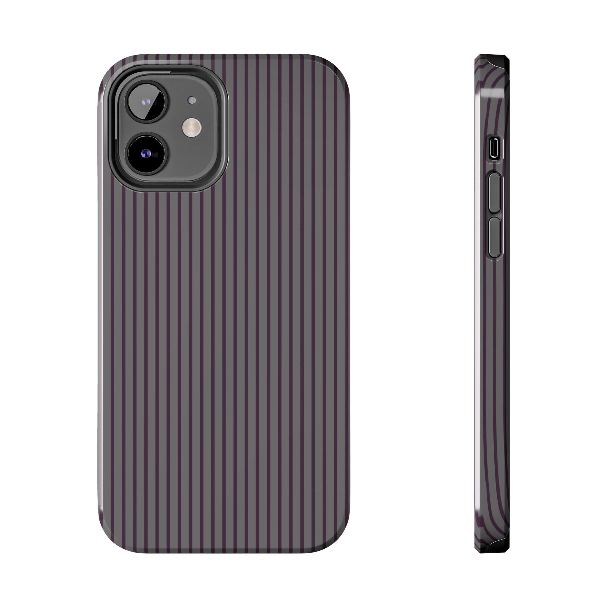 Trendsetter Gray Pinstripe iPhone Case