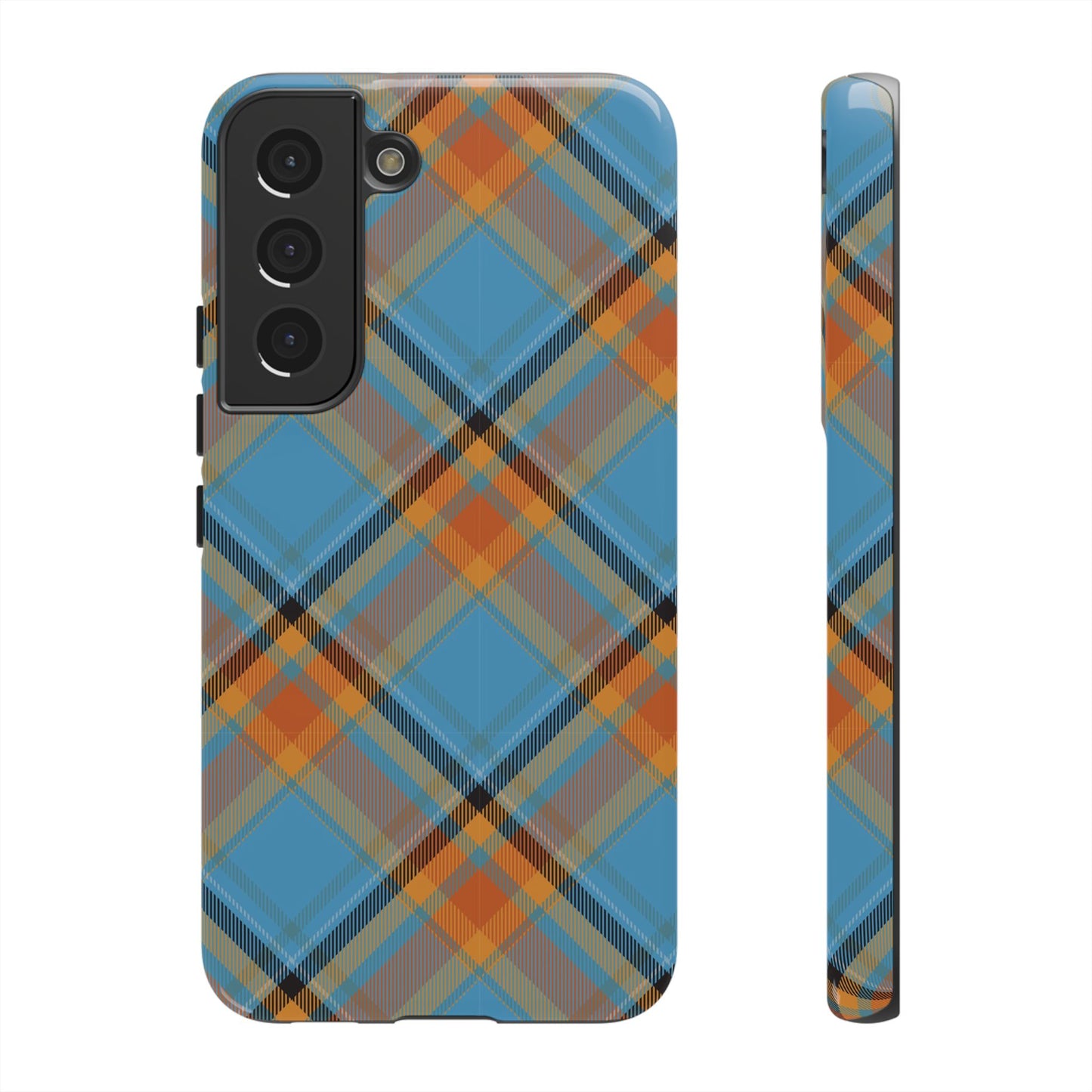 Cozy | Blue Plaid Case