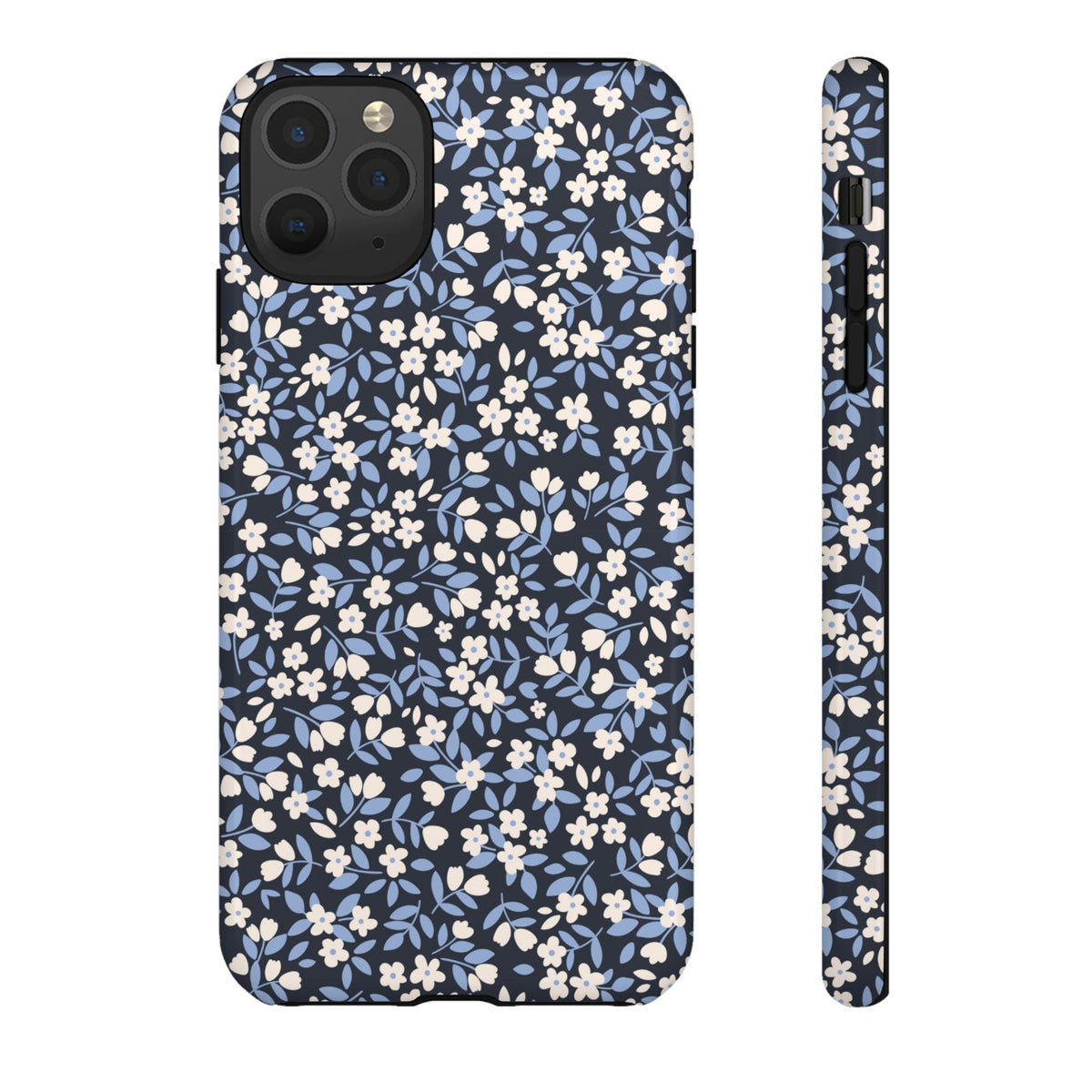 Ditsy Darling | Navy Blue Floral iPhone Case