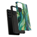 Emerald Current | Abstract Galaxy Case