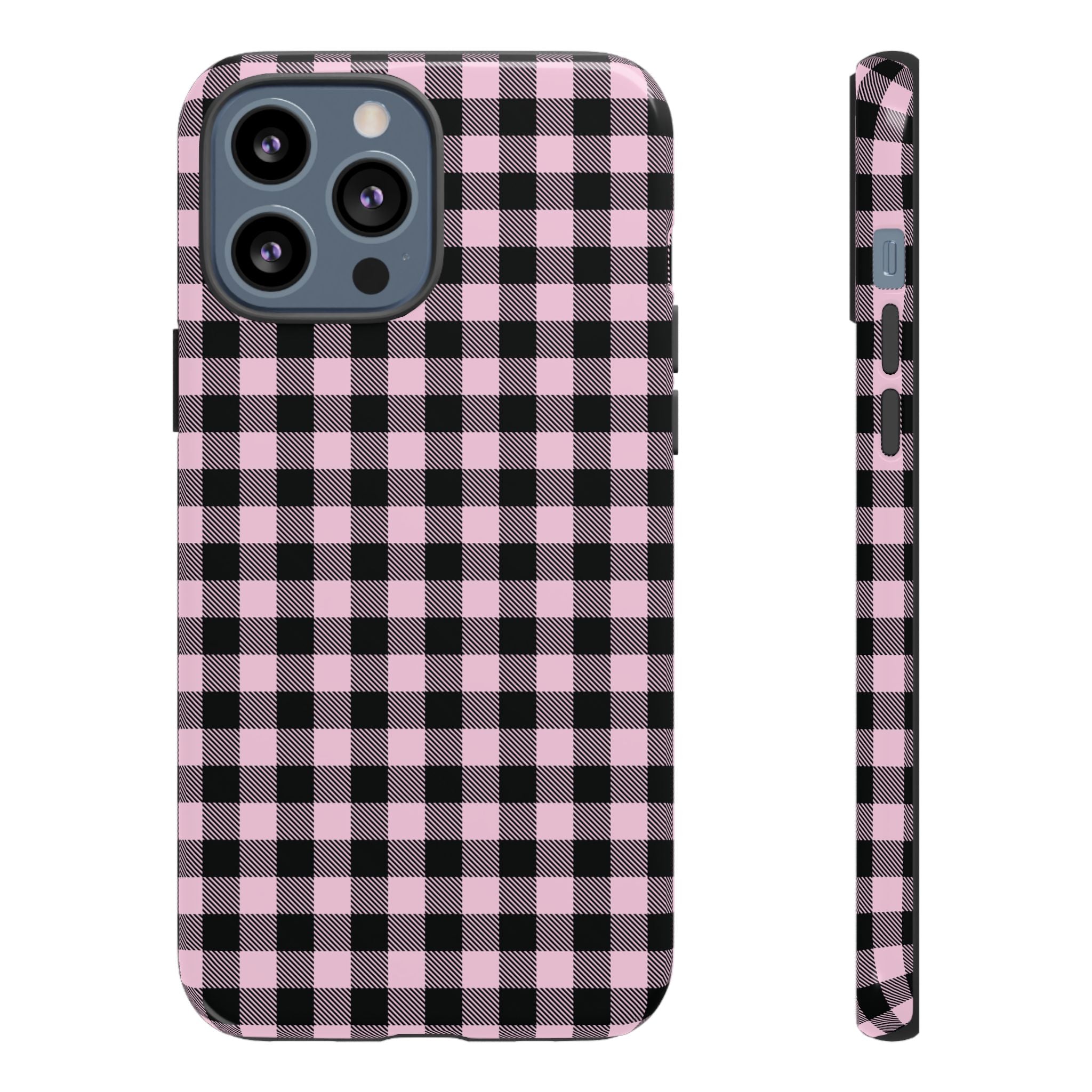 Pink Punk | Gingham iPhone Case