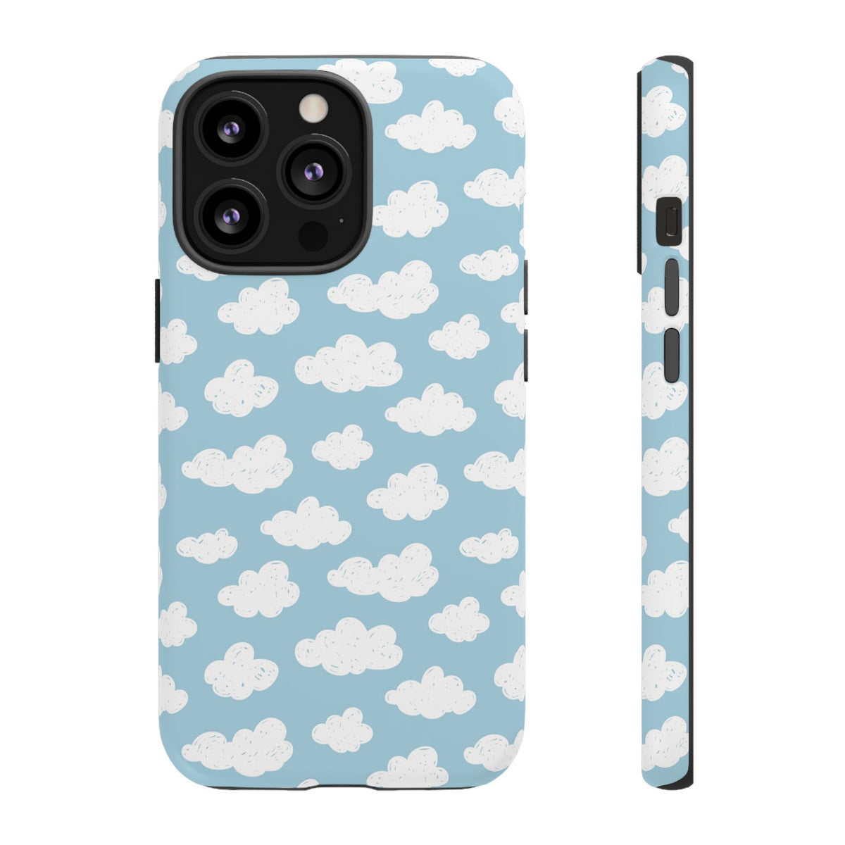 Cloud Nine | Blue Cloud Print iPhone Case