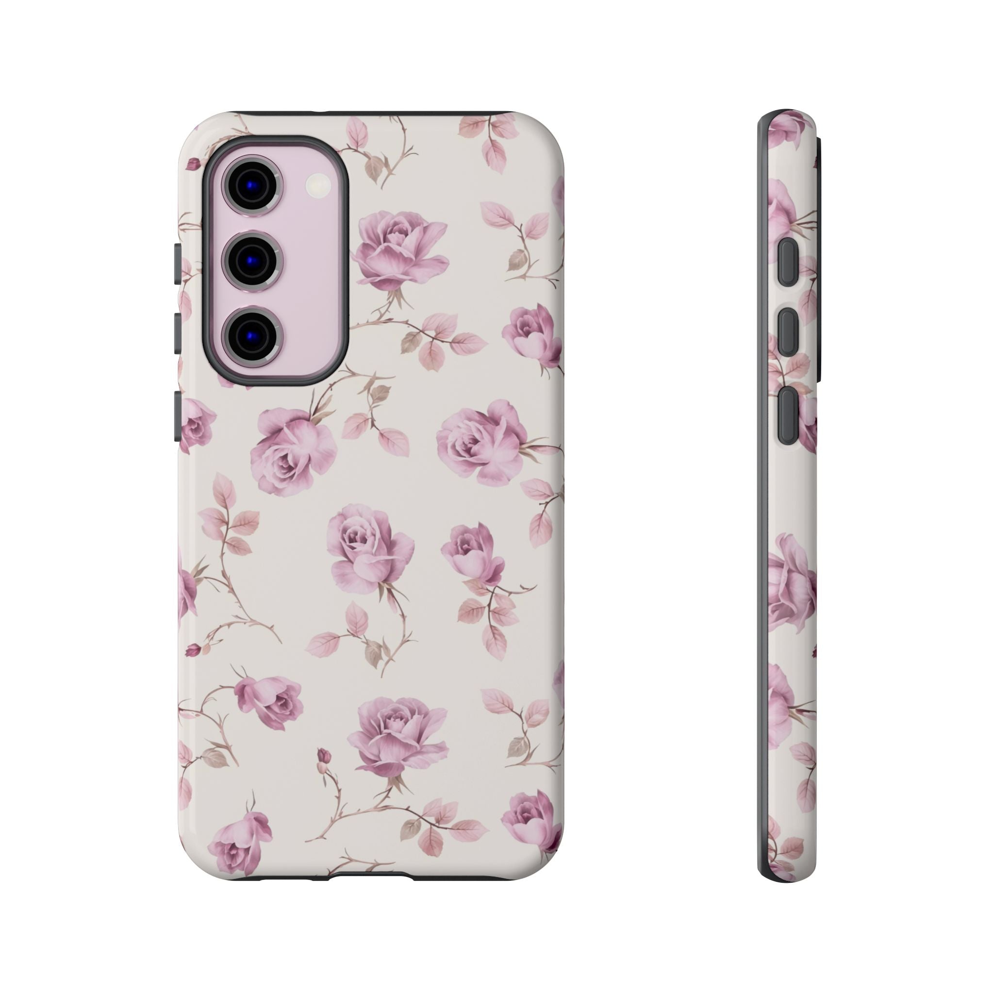 Vintage Rose Coquette Floral Galaxy Case