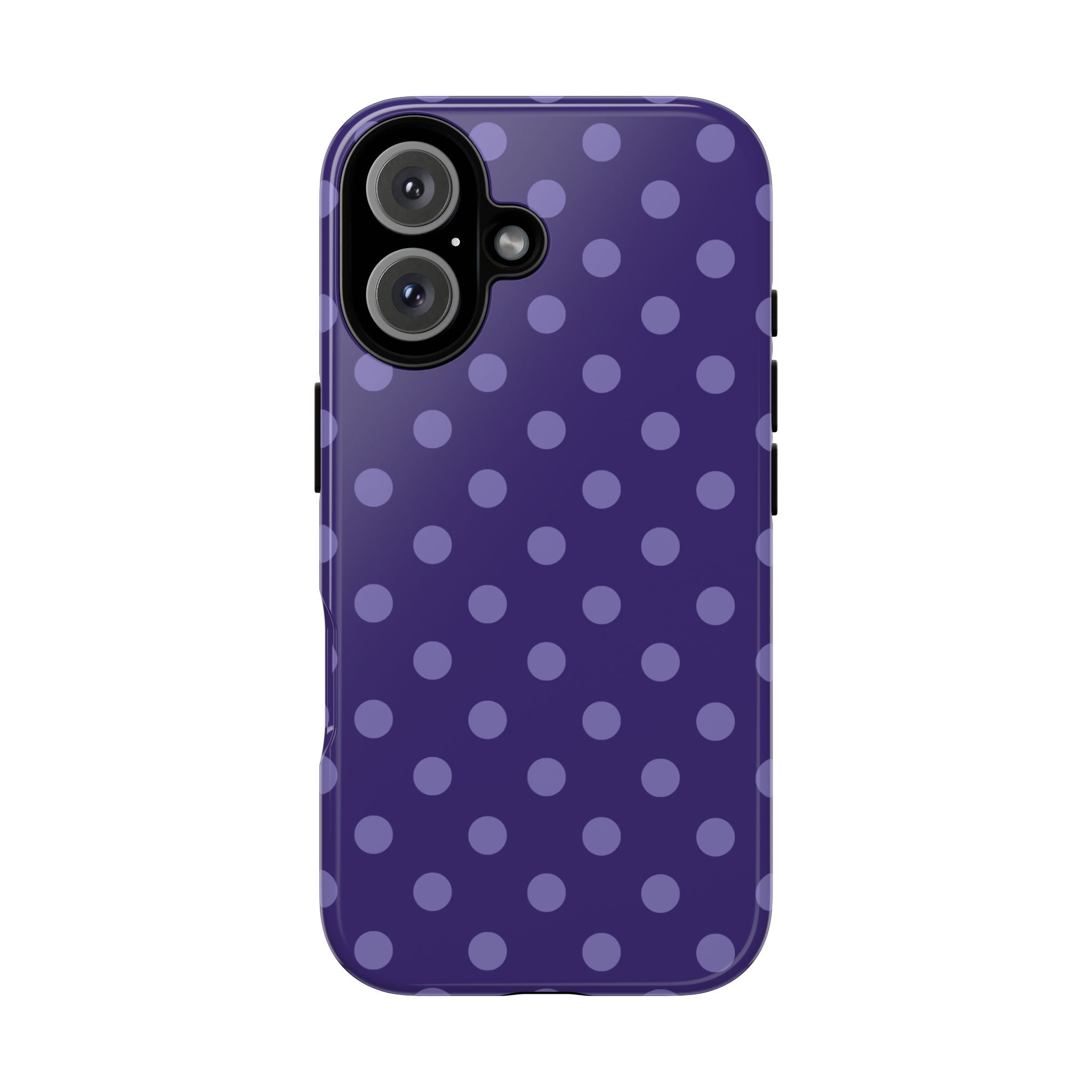 Plum Pop | Polka Dot iPhone Case