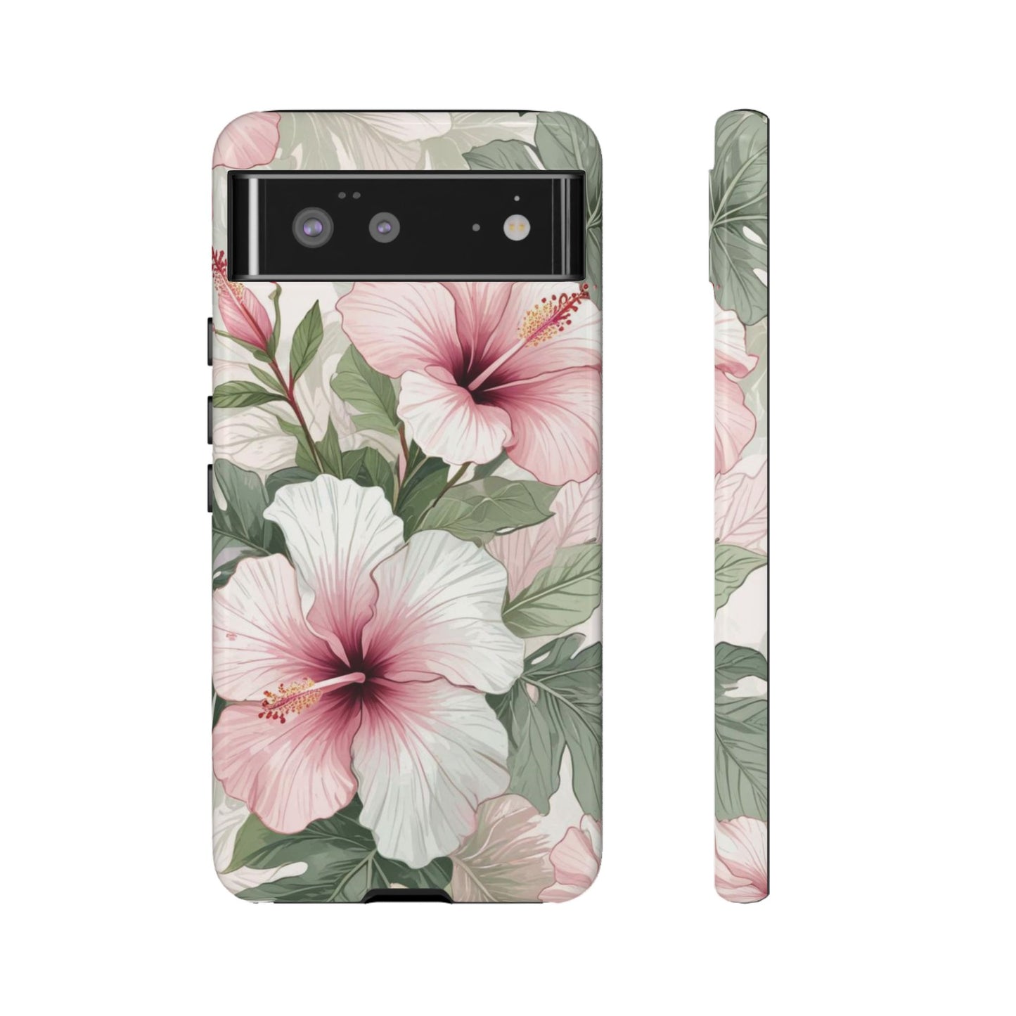 Island Hopping | Green & Pink Tropical Floral Case