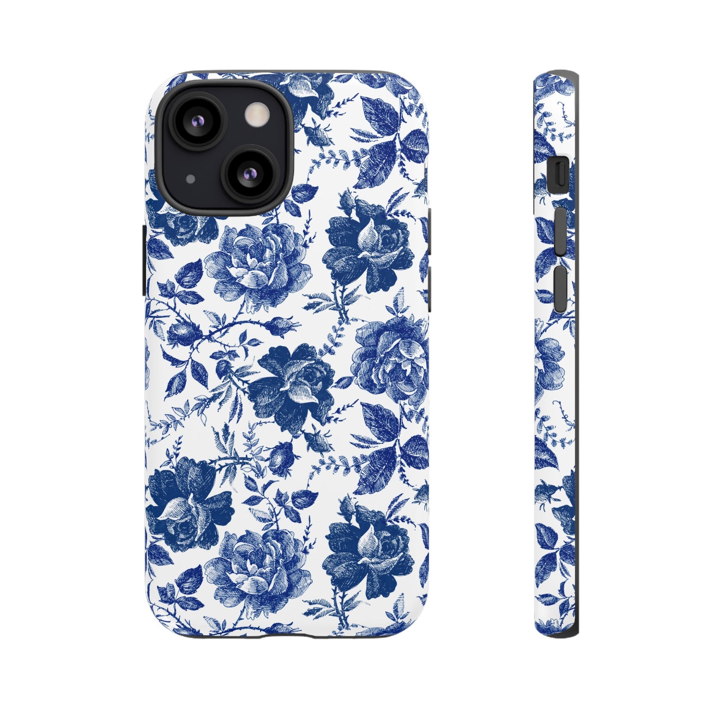 Indigo Rose | Blue Floral Case