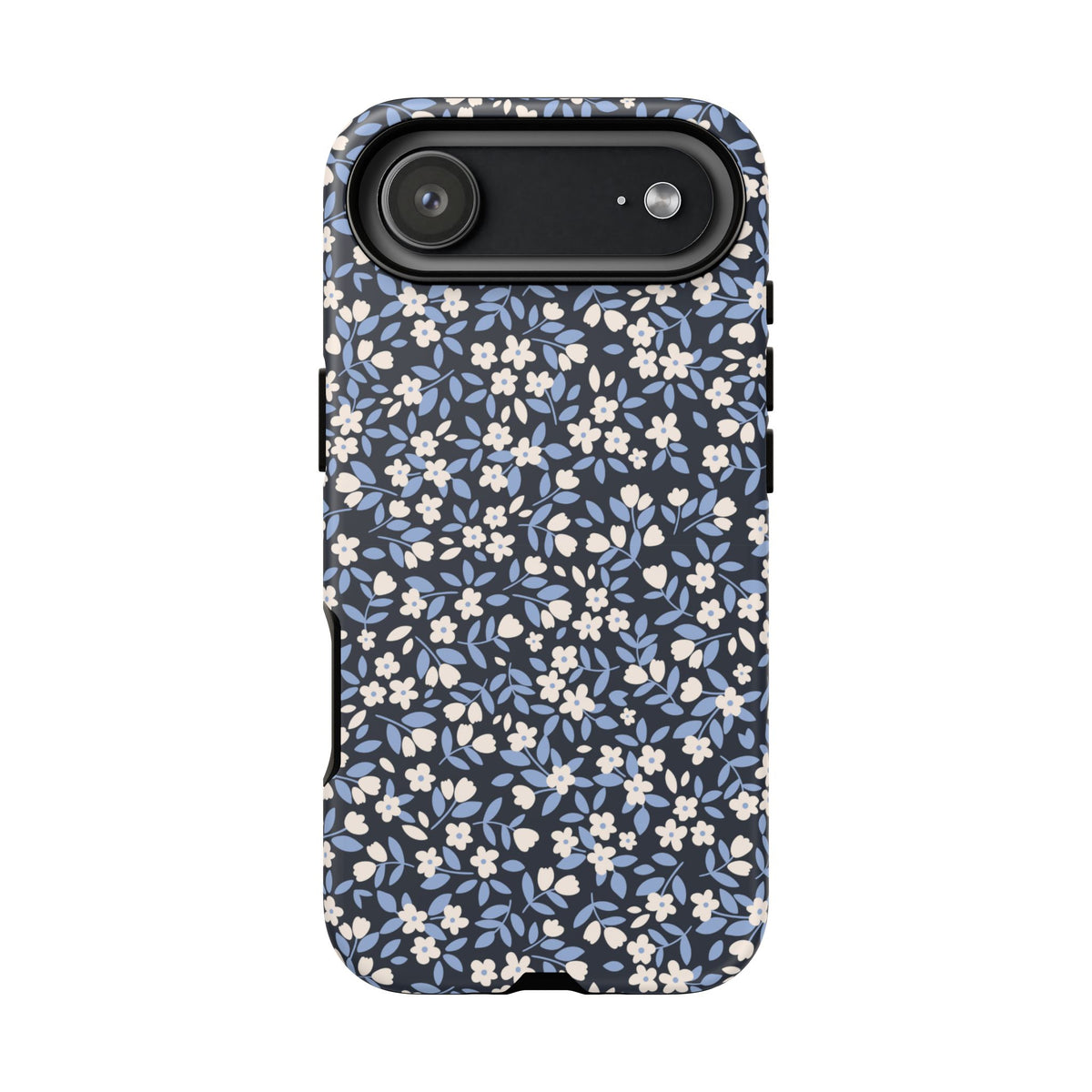 Ditsy Darling | Navy Blue Floral iPhone Case