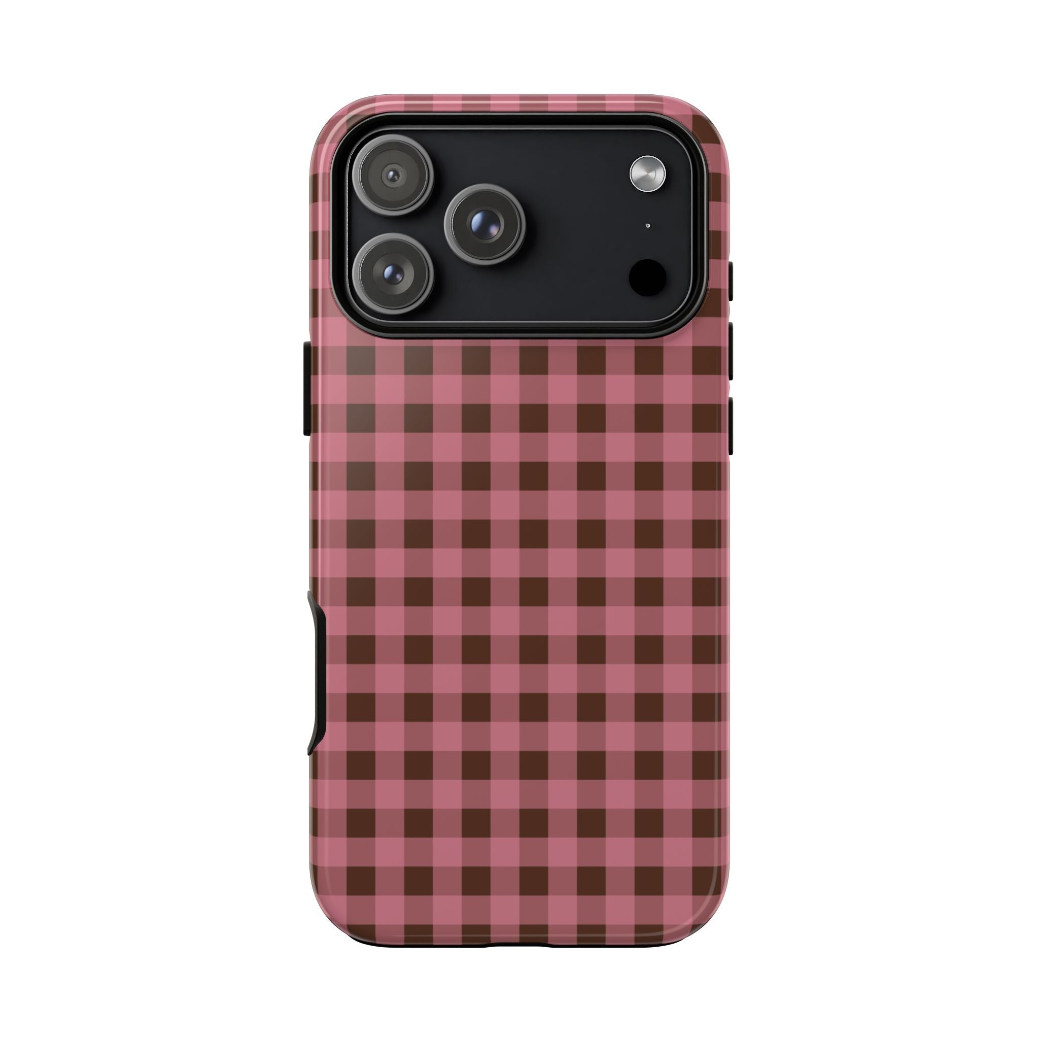 Rosy Gingham Phone Case
