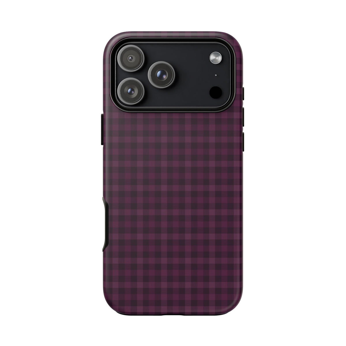 Plum Crush | Purple Plaid iPhone Case