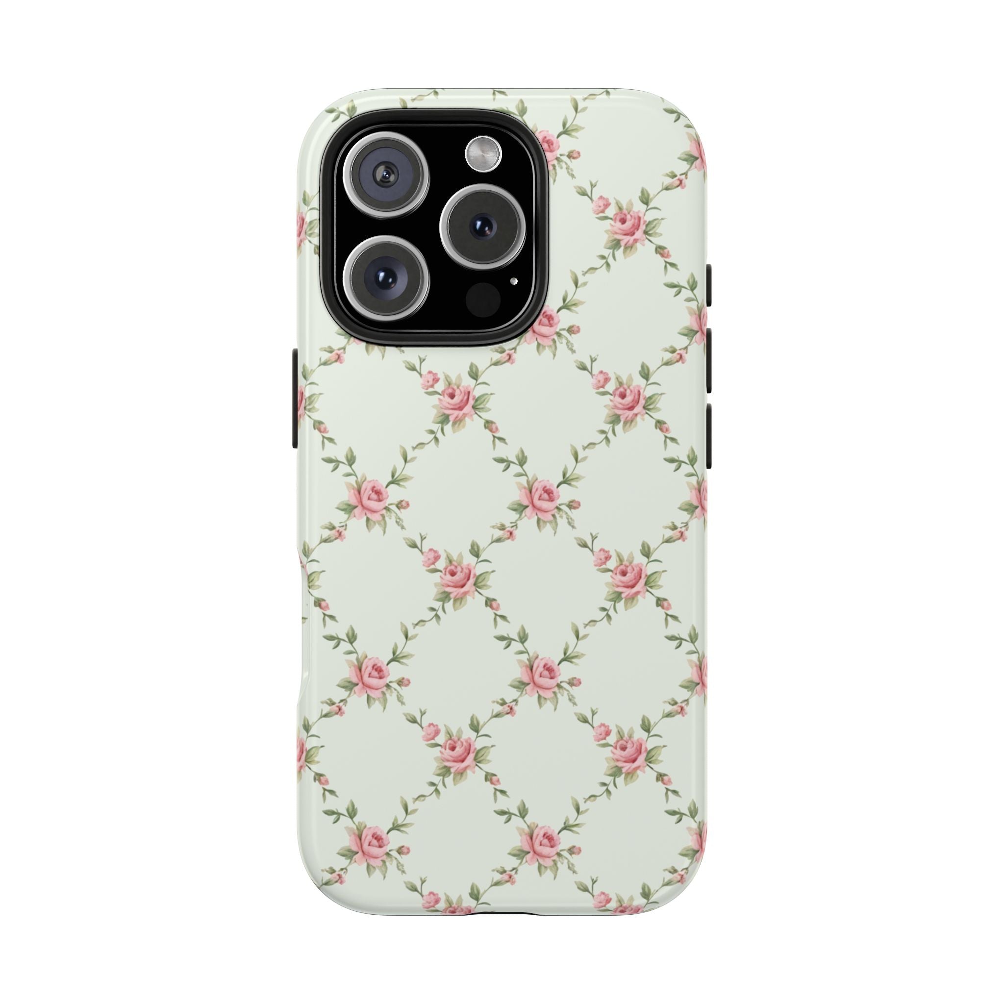 Rose Lattice Coquette iPhone Case