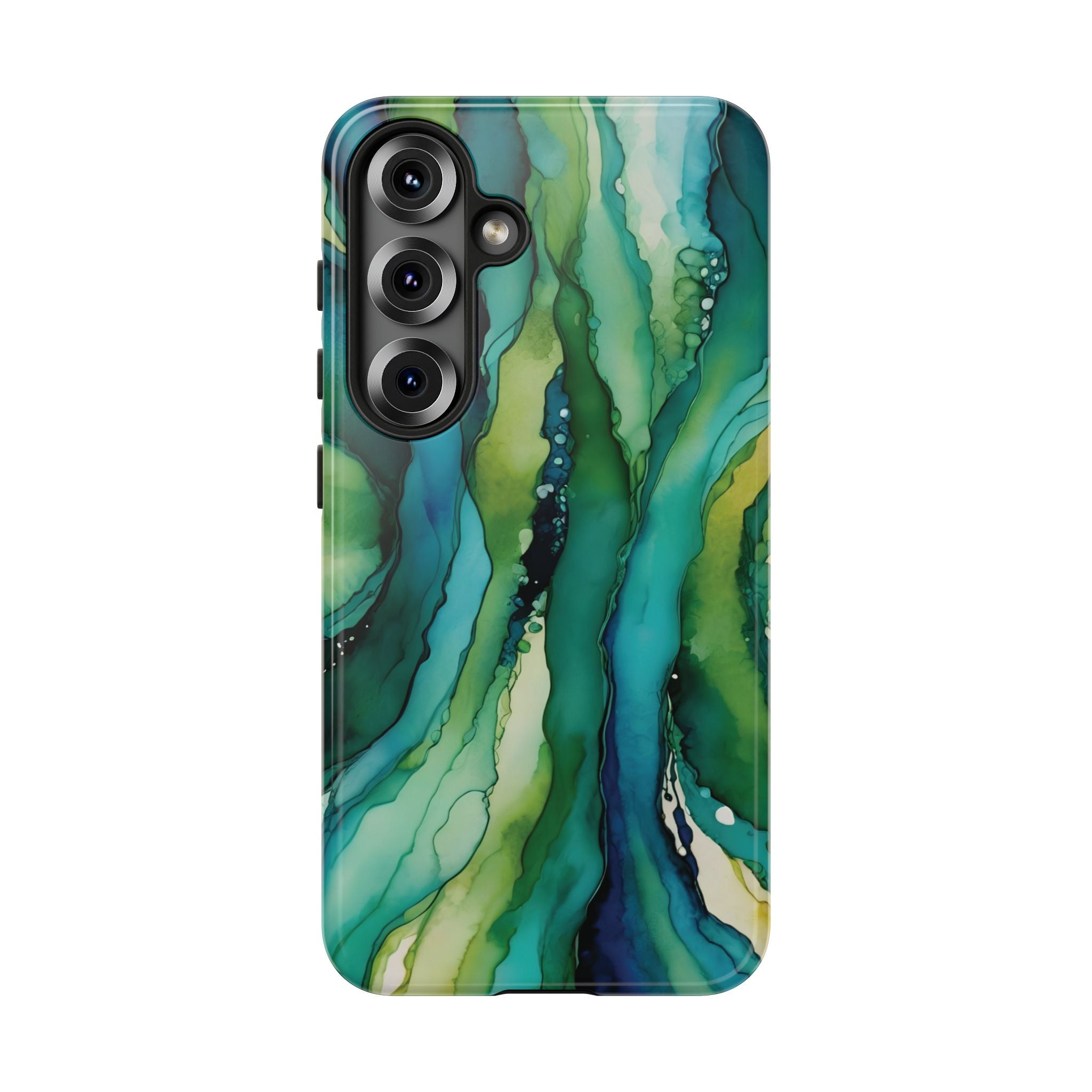 Emerald Current | Abstract Galaxy Case