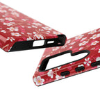 Cherry Bloom | Red Floral Galaxy Case