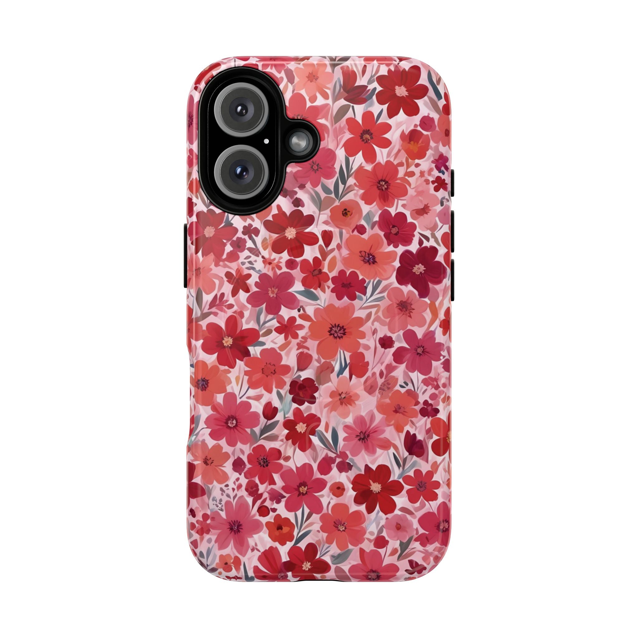 Funda MagSafe con diseño floral Think Pink