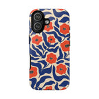 Indigo Poppy Phone Case