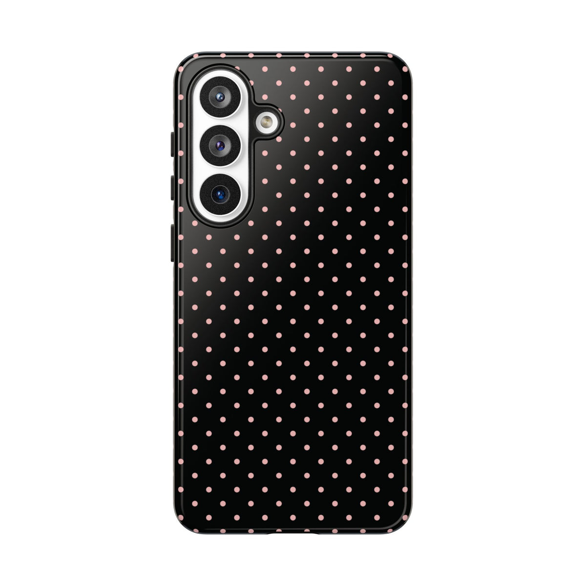 Polka Flirt | Pink & Black Polka Dot Galaxy Case