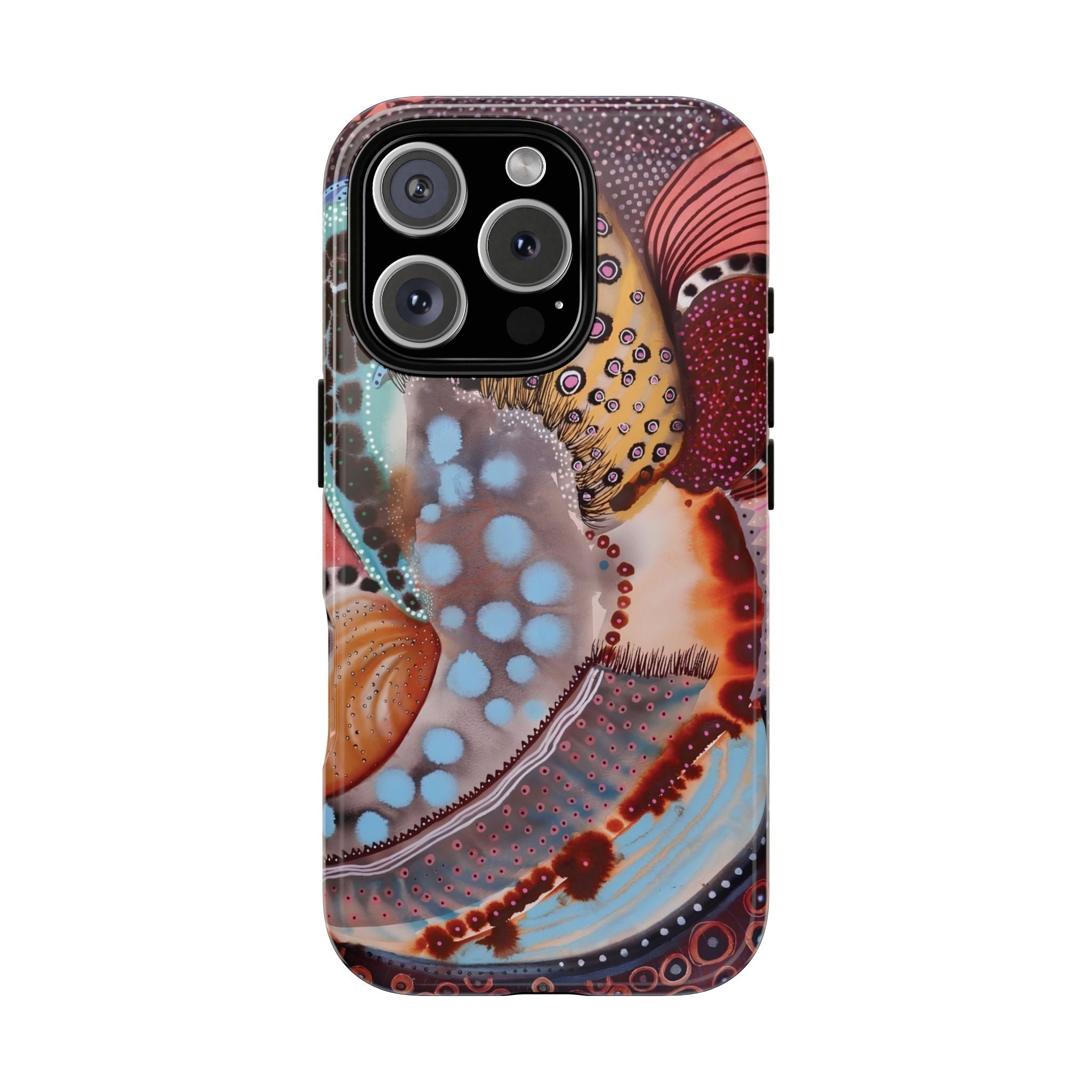 Ocean Echo | Abstract Sea Life iPhone Case