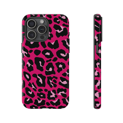 Fierce | Pink Leopard Print iPhone Case