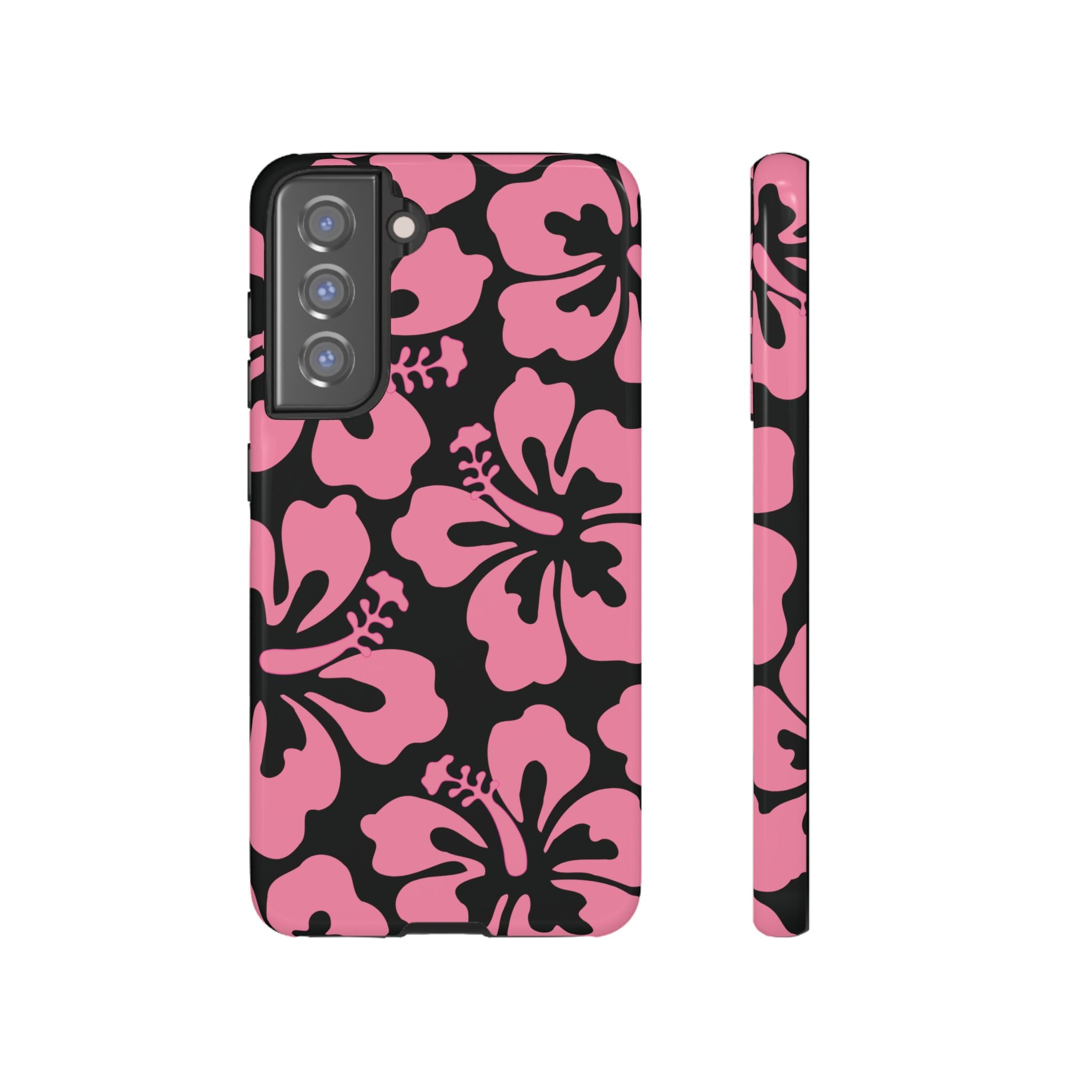 Maui Pink Hibiscus Galaxy Case