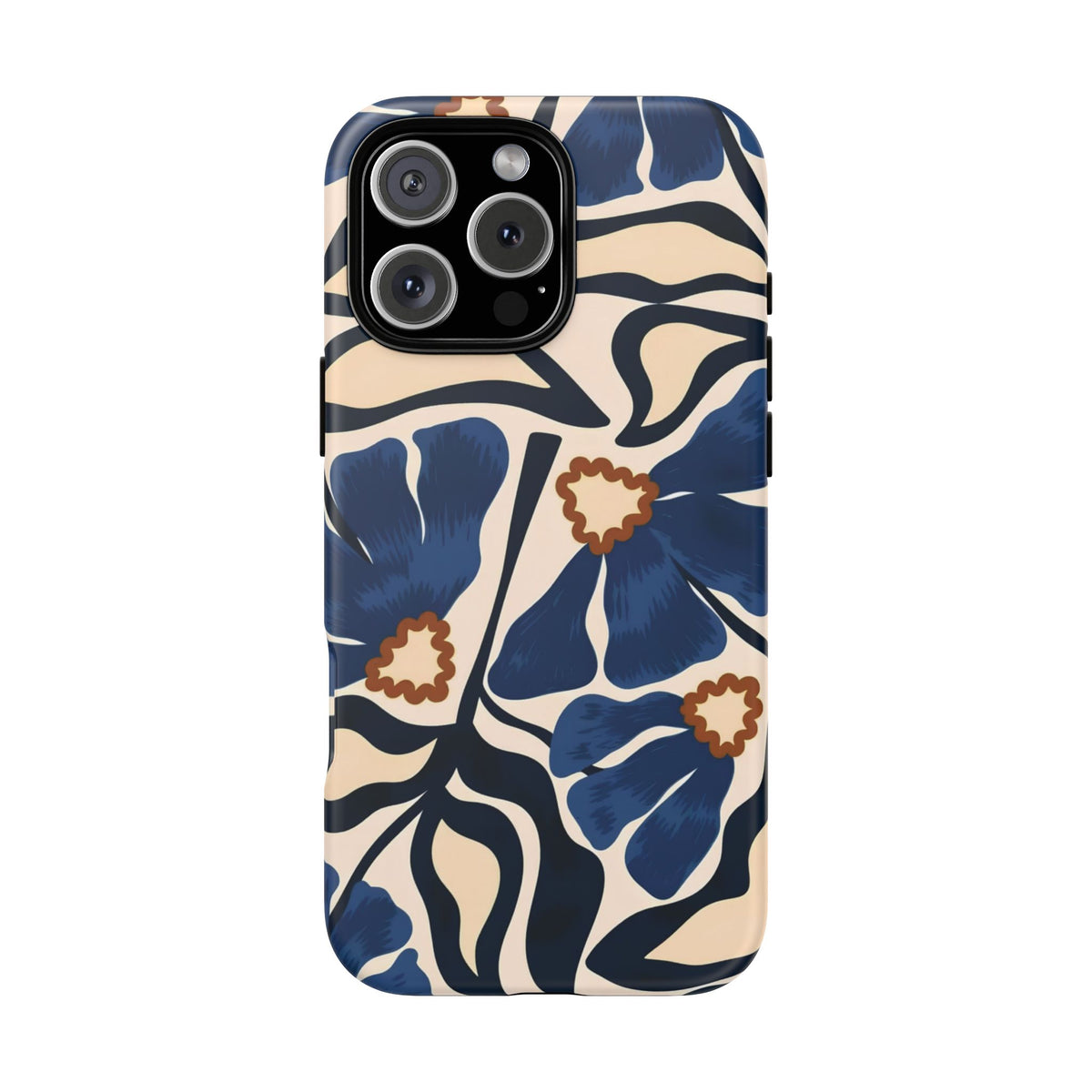 Blue Note | Painted Floral iPhone Case