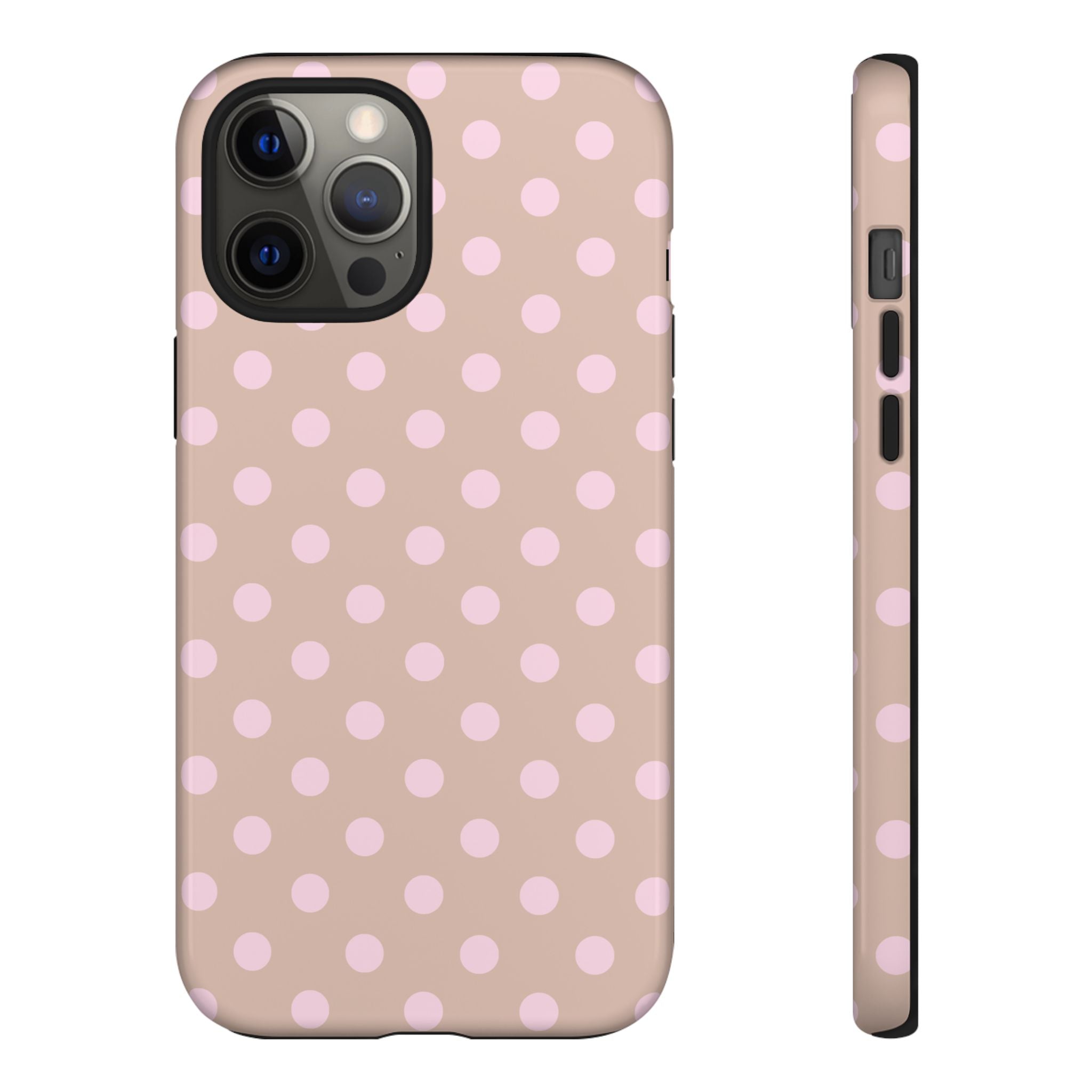 Blush Polka Dot iPhone Case