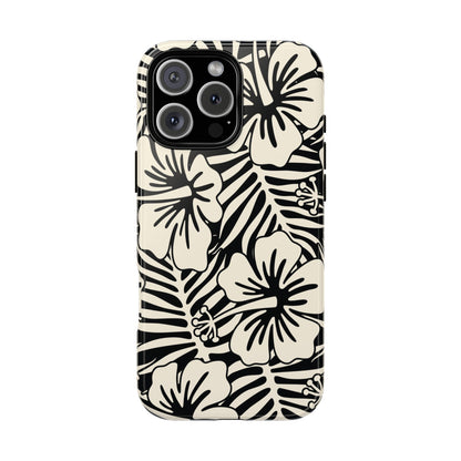 Funda para iPhone con estampado de flores tropicales de Island Girl