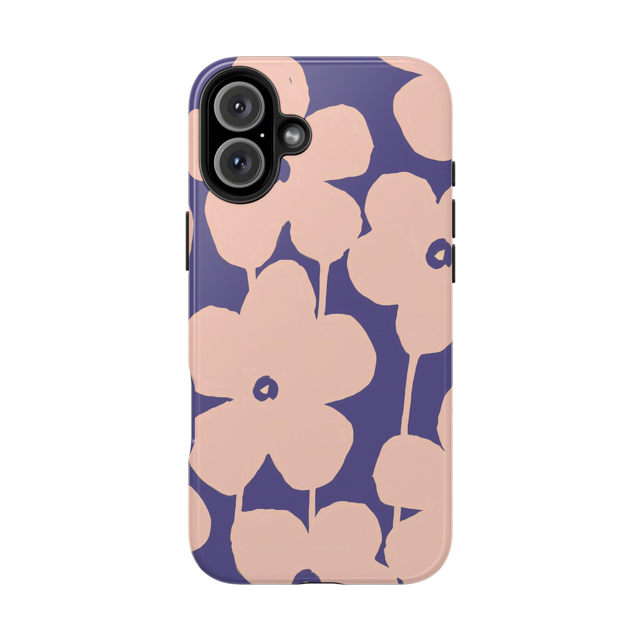 Blooms | Funda para iPhone con estampado floral morado