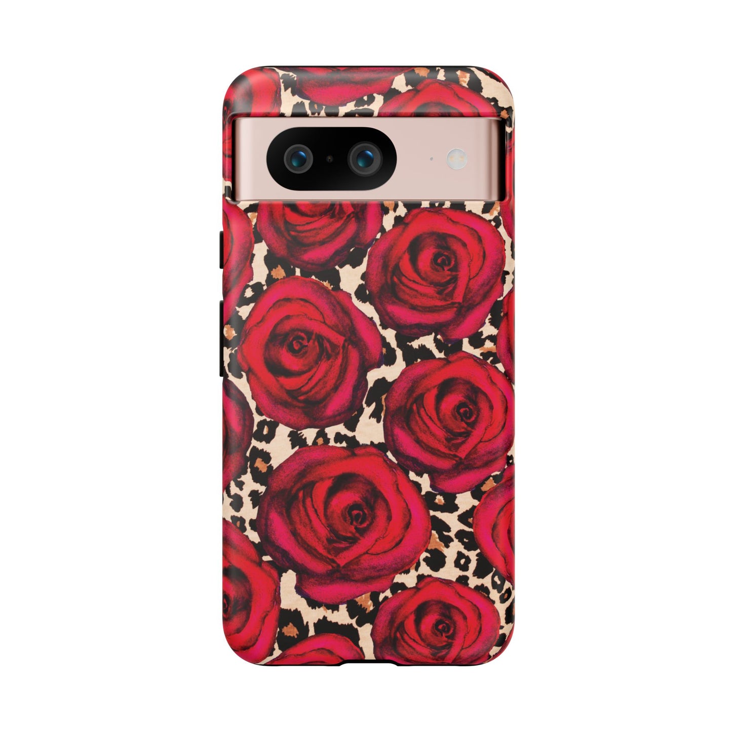 Rose Leopard | Red Floral Case