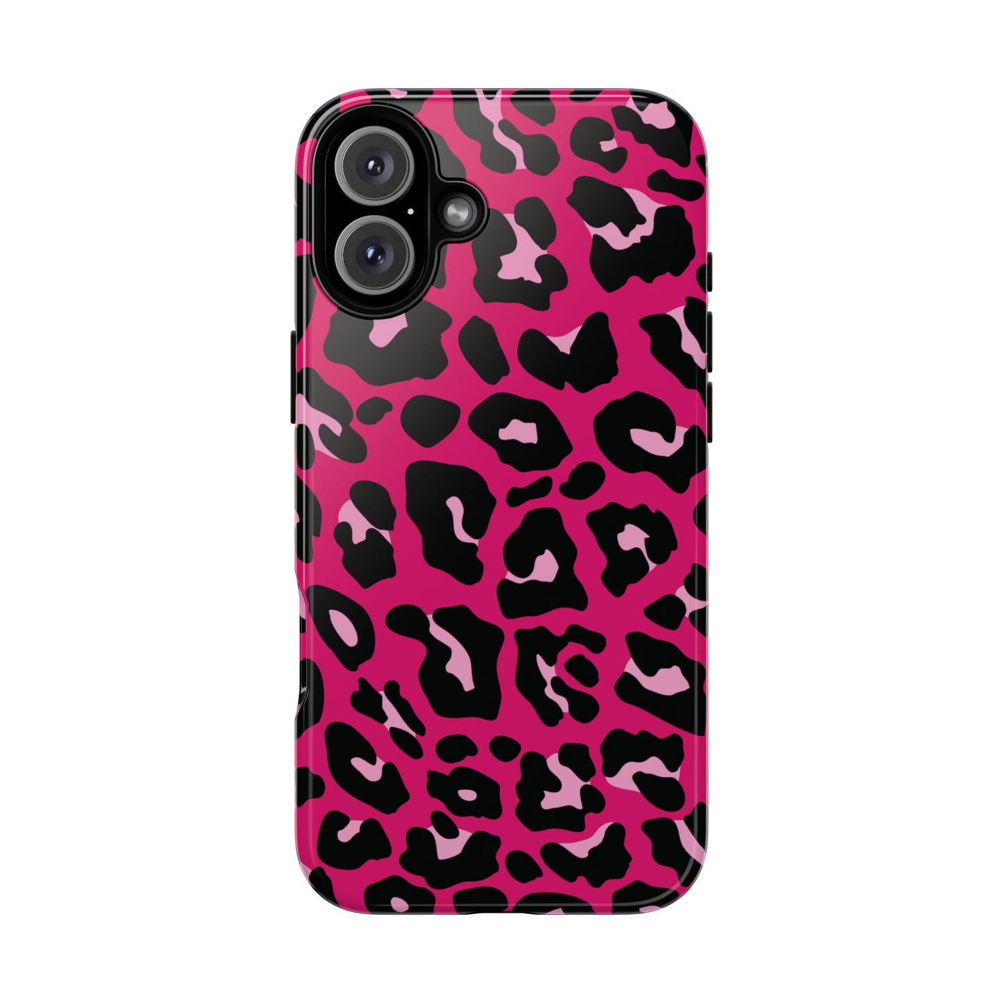 Fierce | Pink Leopard Print iPhone Case