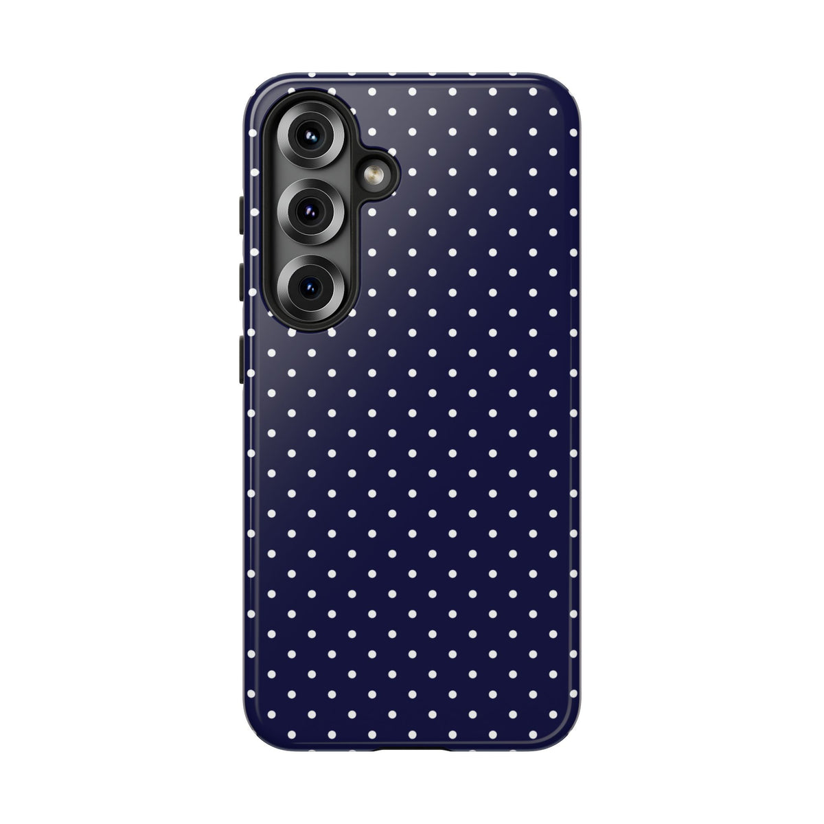 Dotty Chic | Navy Blue Polka Dot Galaxy Case