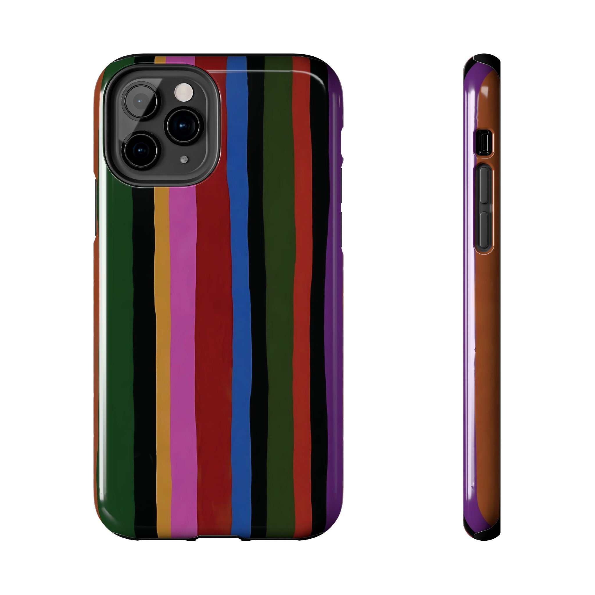 Painted Stripes iPhone Case