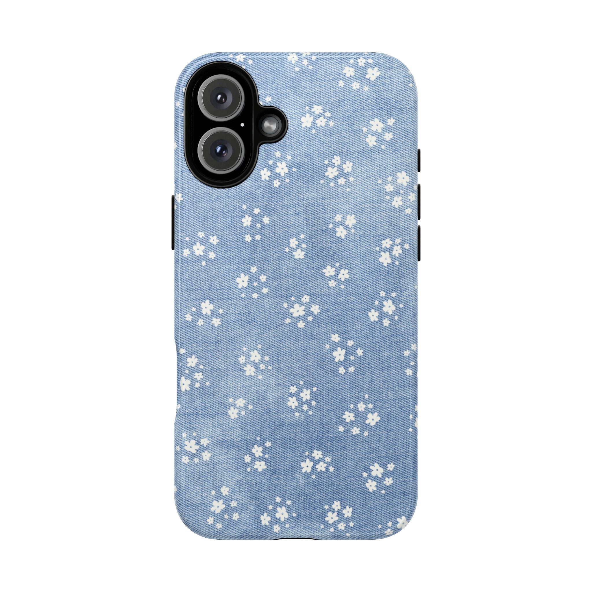 Denim Daisy Phone Case